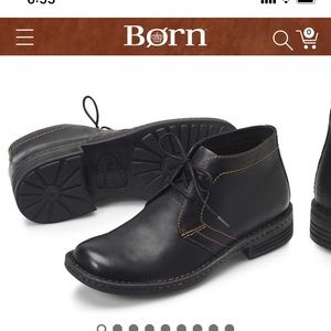 Born Black Classic Chukka Boots